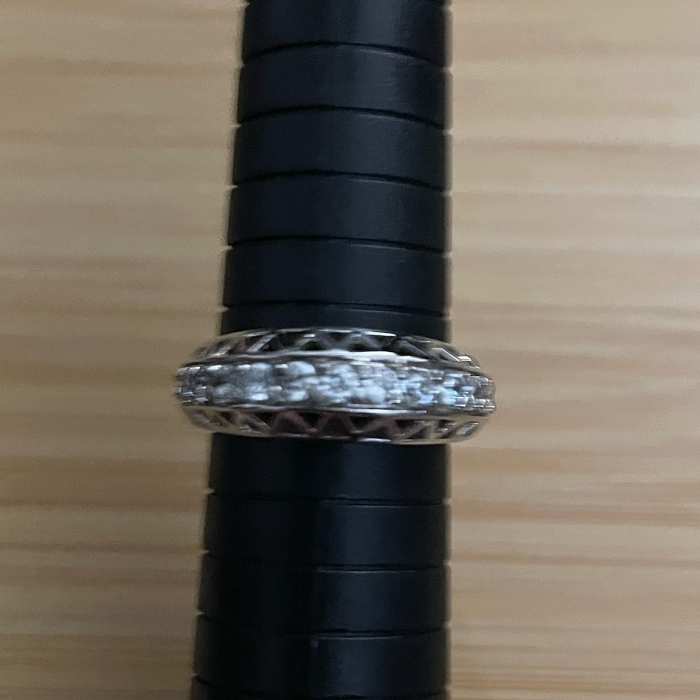 Women's Ring CZ Silver - Picture 6 of 7
